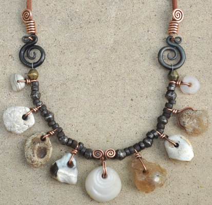 Moon Pebble Necklace