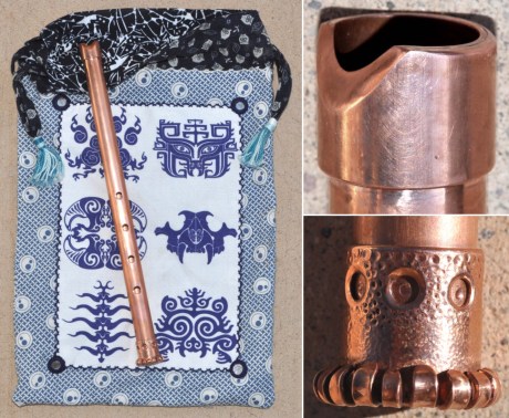 Copper Flute with Bag Copper Flute with BAg