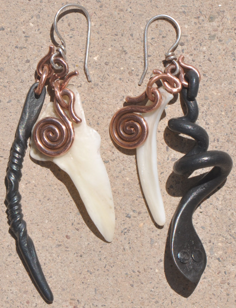 Serpent Moon Earrings