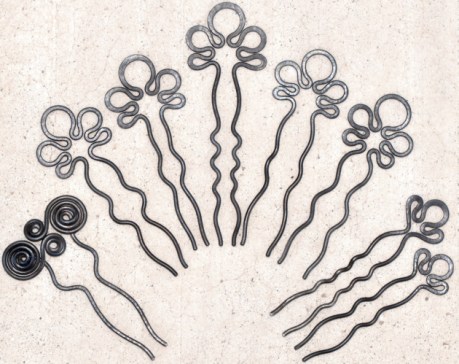 Black Steel Wire Hairpins Black Steel Wire Hairpins
