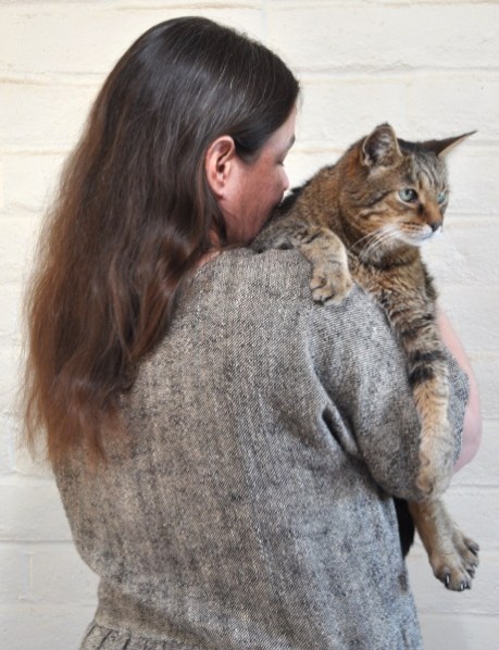 Me with Tabby (age 19), January 2012
